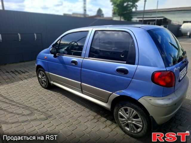 Синий Дэу Матиз, объемом двигателя 1 л и пробегом 149 тыс. км за 1900 $, фото 1 на Automoto.ua