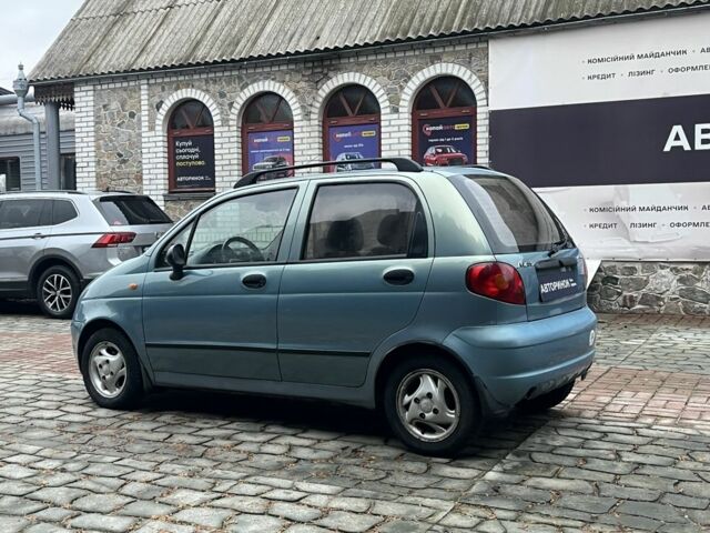 Синий Дэу Матиз, объемом двигателя 0.8 л и пробегом 133 тыс. км за 3300 $, фото 5 на Automoto.ua