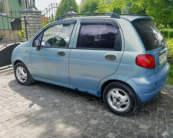 Синий Дэу Матиз, объемом двигателя 0.8 л и пробегом 93 тыс. км за 1450 $, фото 3 на Automoto.ua