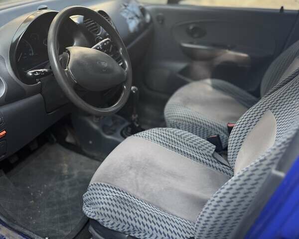 Синий Дэу Матиз, объемом двигателя 0.8 л и пробегом 103 тыс. км за 1750 $, фото 8 на Automoto.ua