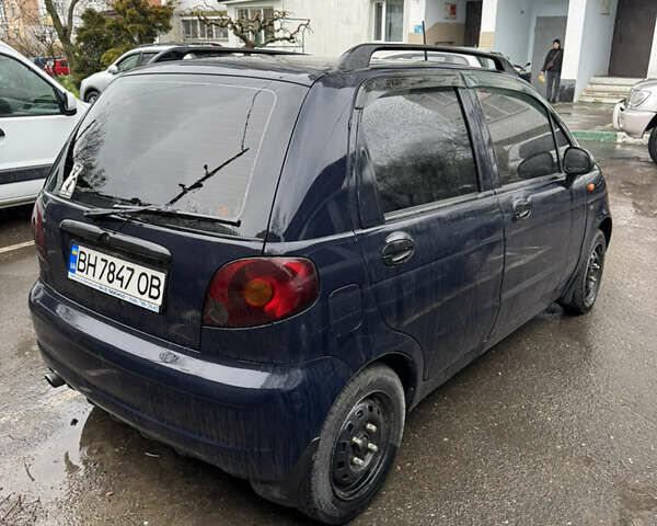 Синий Дэу Матиз, объемом двигателя 0.8 л и пробегом 77 тыс. км за 2500 $, фото 3 на Automoto.ua