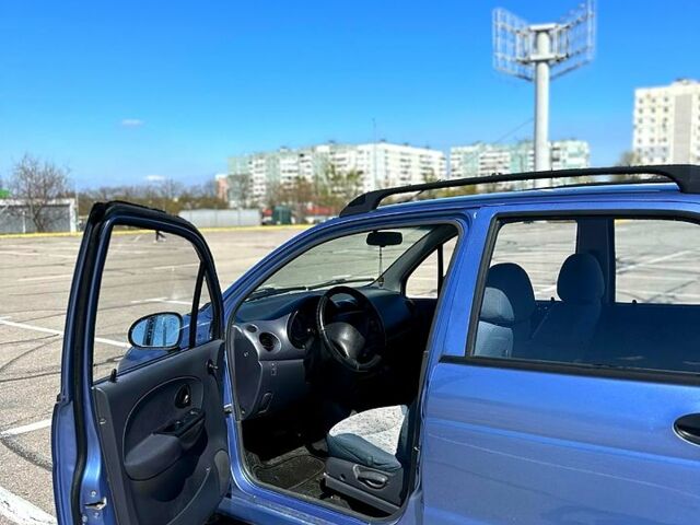 Синий Дэу Матиз, объемом двигателя 0.8 л и пробегом 126 тыс. км за 3100 $, фото 3 на Automoto.ua