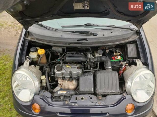 Синий Дэу Матиз, объемом двигателя 0.8 л и пробегом 186 тыс. км за 2700 $, фото 5 на Automoto.ua