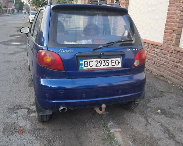 Синий Дэу Матиз, объемом двигателя 0.8 л и пробегом 192 тыс. км за 2750 $, фото 3 на Automoto.ua