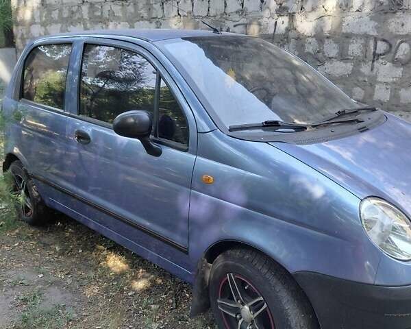 Синий Дэу Матиз, объемом двигателя 0.8 л и пробегом 60 тыс. км за 2700 $, фото 1 на Automoto.ua