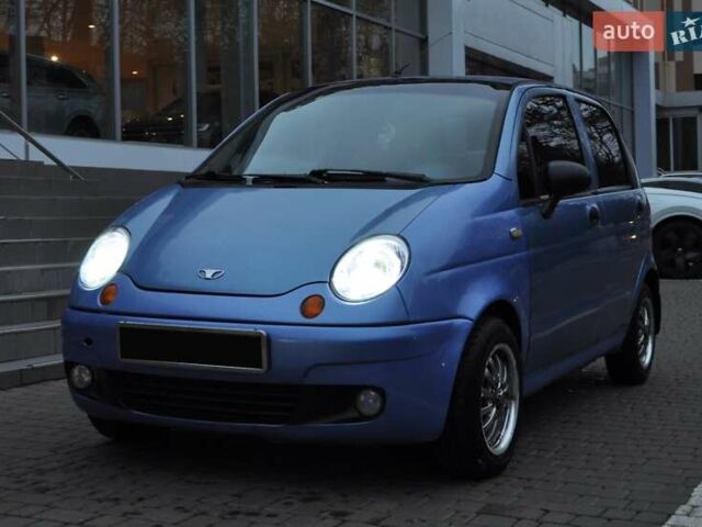 Синий Дэу Матиз, объемом двигателя 0.8 л и пробегом 167 тыс. км за 2700 $, фото 1 на Automoto.ua