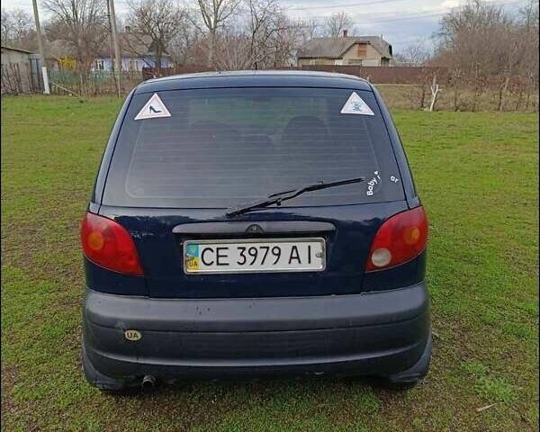 Синий Дэу Матиз, объемом двигателя 0.8 л и пробегом 91 тыс. км за 1800 $, фото 2 на Automoto.ua