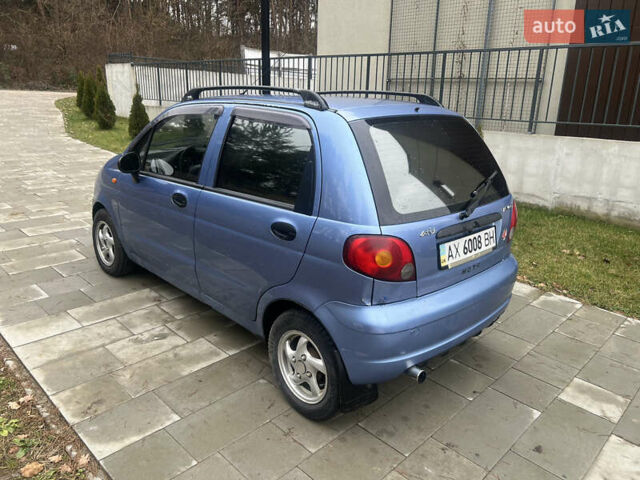 Синий Дэу Матиз, объемом двигателя 0.8 л и пробегом 56 тыс. км за 2150 $, фото 2 на Automoto.ua