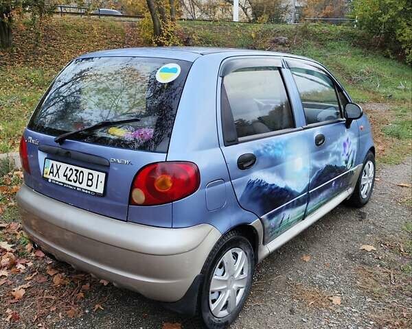 Синий Дэу Матиз, объемом двигателя 1 л и пробегом 147 тыс. км за 2700 $, фото 9 на Automoto.ua