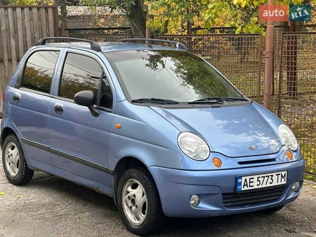 Деу Матіз 2007 у Дніпро (Дніпропетровську) на Automoto.ua Синій Деу Матіз, об'ємом двигуна 0.8 л та пробігом 106 тис. км за 2300 $, фото 1 на Automoto.ua
