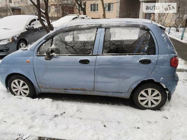 Синий Дэу Матиз, объемом двигателя 0.8 л и пробегом 157 тыс. км за 2299 $, фото 2 на Automoto.ua