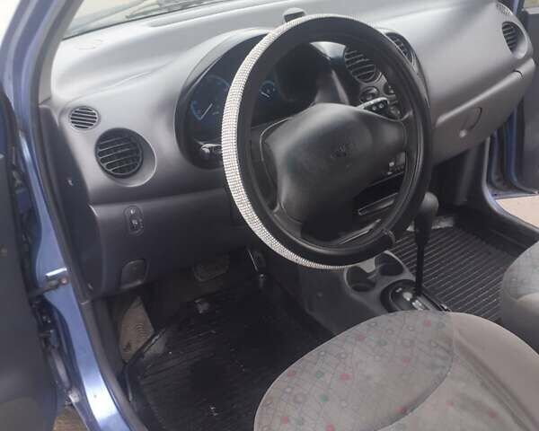 Синий Дэу Матиз, объемом двигателя 0.8 л и пробегом 167 тыс. км за 2650 $, фото 9 на Automoto.ua