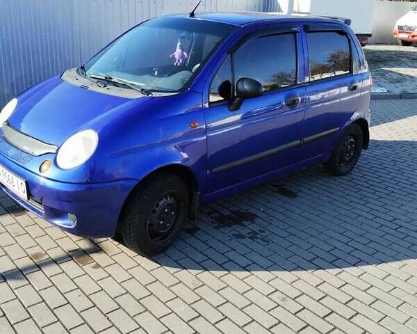 Синий Дэу Матиз, объемом двигателя 0.8 л и пробегом 121 тыс. км за 2250 $, фото 2 на Automoto.ua