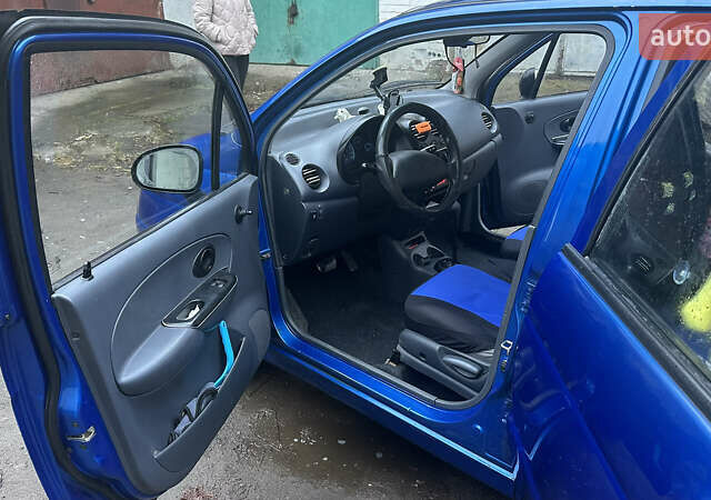 Синий Дэу Матиз, объемом двигателя 0.8 л и пробегом 122 тыс. км за 2350 $, фото 5 на Automoto.ua