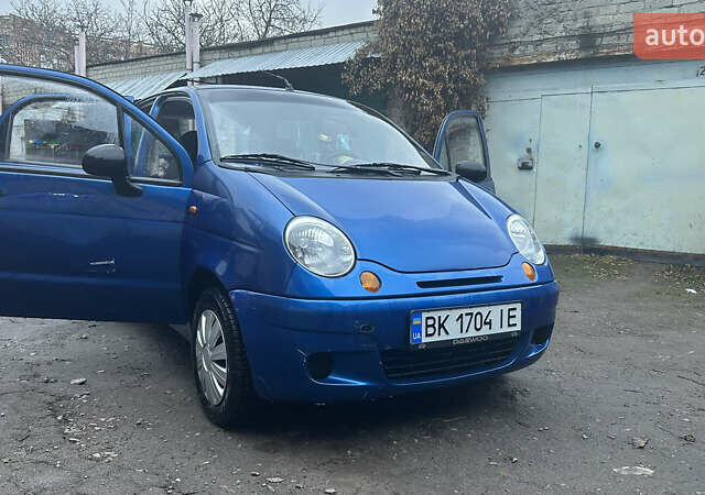 Синий Дэу Матиз, объемом двигателя 0.8 л и пробегом 122 тыс. км за 2350 $, фото 2 на Automoto.ua