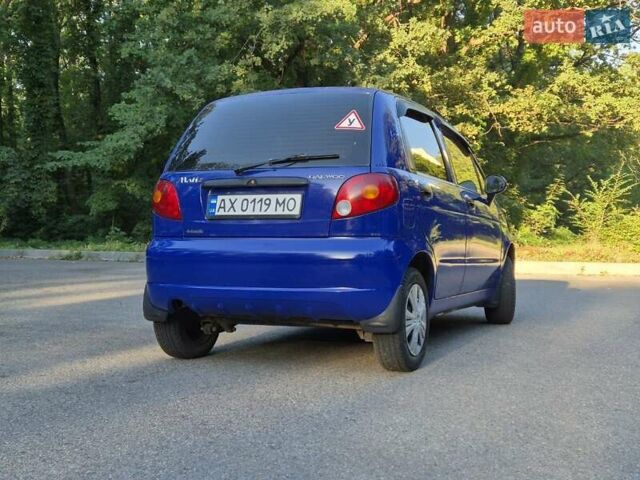 Синій Деу Матіз, об'ємом двигуна 0.8 л та пробігом 107 тис. км за 3200 $, фото 6 на Automoto.ua