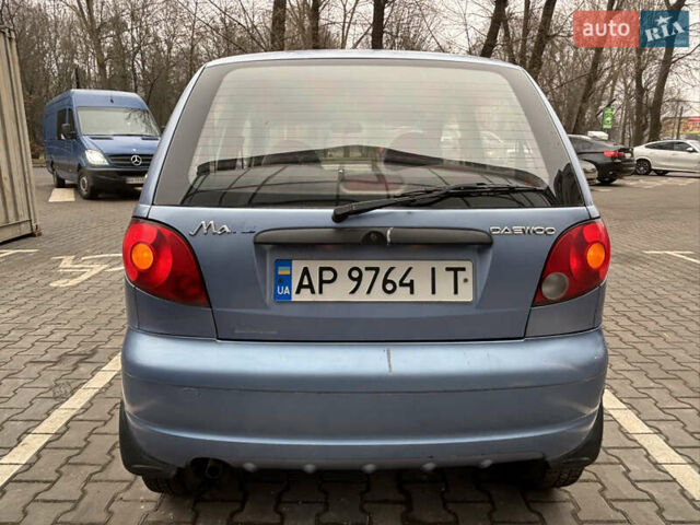 Синий Дэу Матиз, объемом двигателя 0.8 л и пробегом 108 тыс. км за 2750 $, фото 5 на Automoto.ua