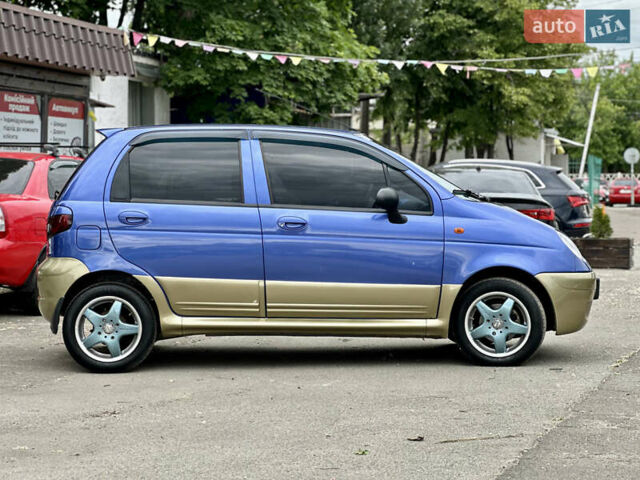 Синий Дэу Матиз, объемом двигателя 1 л и пробегом 135 тыс. км за 2900 $, фото 5 на Automoto.ua