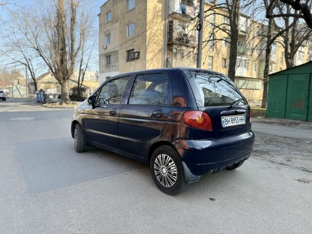 Синий Дэу Матиз, объемом двигателя 0.8 л и пробегом 62 тыс. км за 1300 $, фото 3 на Automoto.ua