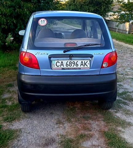 Синий Дэу Матиз, объемом двигателя 0.8 л и пробегом 145 тыс. км за 1200 $, фото 2 на Automoto.ua