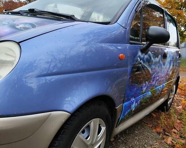 Синий Дэу Матиз, объемом двигателя 1 л и пробегом 147 тыс. км за 2700 $, фото 2 на Automoto.ua