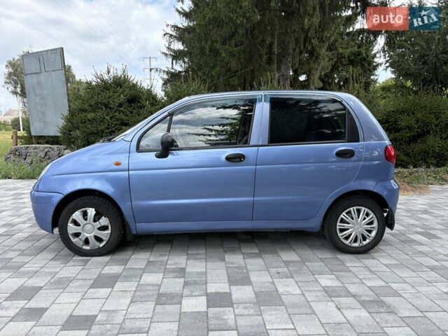 Синий Дэу Матиз, объемом двигателя 0.8 л и пробегом 156 тыс. км за 2300 $, фото 1 на Automoto.ua