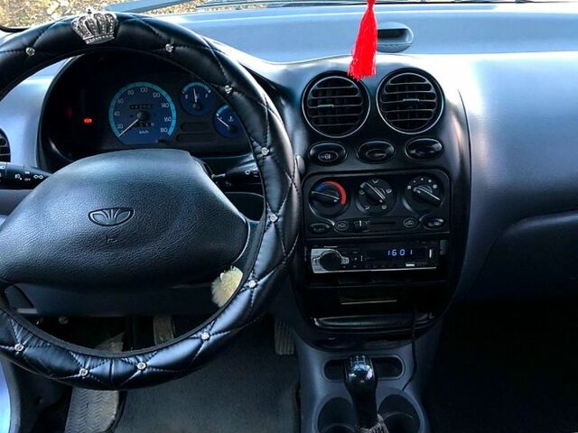 Синий Дэу Матиз, объемом двигателя 1 л и пробегом 125 тыс. км за 2500 $, фото 7 на Automoto.ua