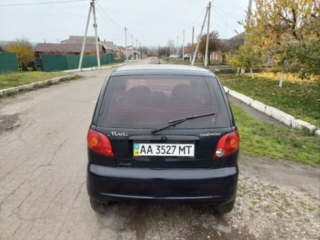 Синий Дэу Матиз, объемом двигателя 0.8 л и пробегом 186 тыс. км за 2700 $, фото 10 на Automoto.ua
