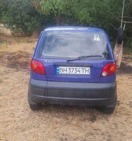 Синий Дэу Матиз, объемом двигателя 0.8 л и пробегом 190 тыс. км за 1500 $, фото 3 на Automoto.ua