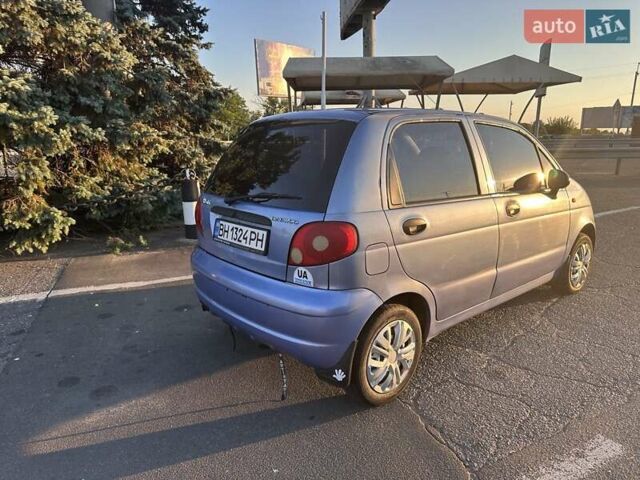 Синий Дэу Матиз, объемом двигателя 0.8 л и пробегом 184 тыс. км за 2200 $, фото 4 на Automoto.ua