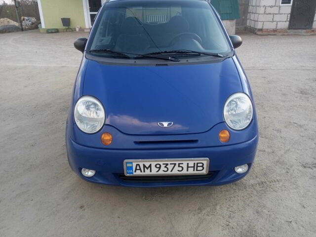 Синій Деу Матіз, об'ємом двигуна 0.8 л та пробігом 107 тис. км за 2000 $, фото 3 на Automoto.ua