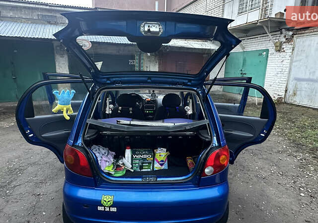 Синий Дэу Матиз, объемом двигателя 0.8 л и пробегом 122 тыс. км за 2350 $, фото 17 на Automoto.ua