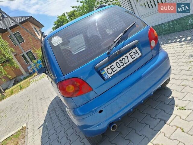 Синий Дэу Матиз, объемом двигателя 0.8 л и пробегом 147 тыс. км за 1550 $, фото 3 на Automoto.ua