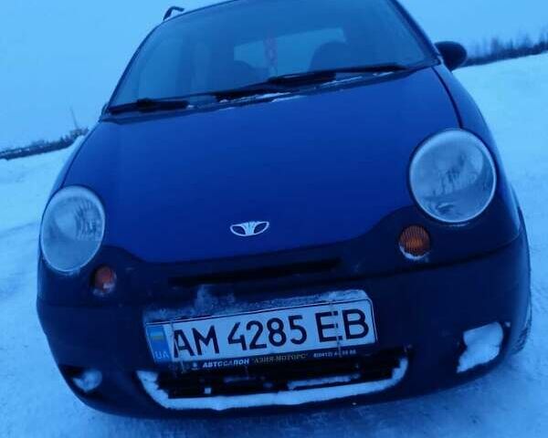 Синий Дэу Матиз, объемом двигателя 0.8 л и пробегом 153 тыс. км за 1999 $, фото 9 на Automoto.ua