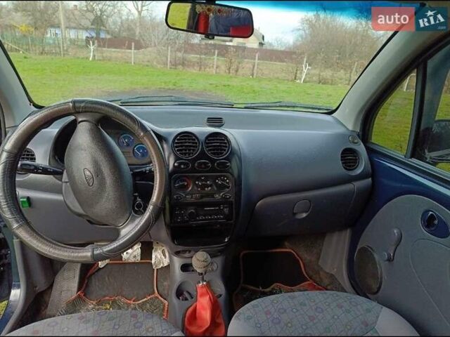Синий Дэу Матиз, объемом двигателя 0.8 л и пробегом 91 тыс. км за 1800 $, фото 5 на Automoto.ua