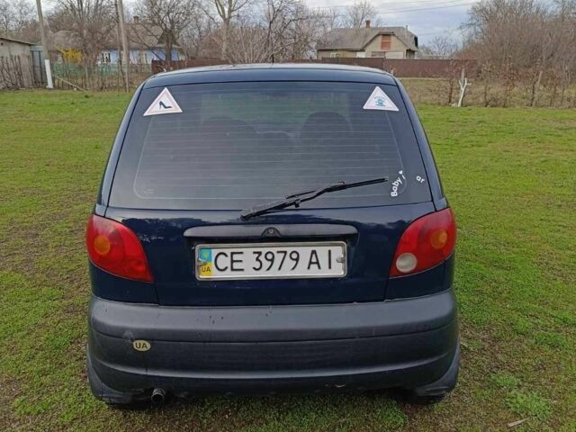 Синий Дэу Матиз, объемом двигателя 0.8 л и пробегом 91 тыс. км за 2800 $, фото 4 на Automoto.ua