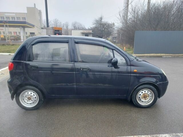 Синий Дэу Матиз, объемом двигателя 0.8 л и пробегом 209 тыс. км за 1650 $, фото 3 на Automoto.ua