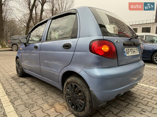 Синий Дэу Матиз, объемом двигателя 0.8 л и пробегом 108 тыс. км за 2750 $, фото 4 на Automoto.ua