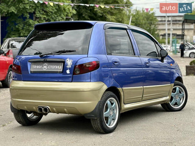 Синий Дэу Матиз, объемом двигателя 1 л и пробегом 135 тыс. км за 2900 $, фото 4 на Automoto.ua