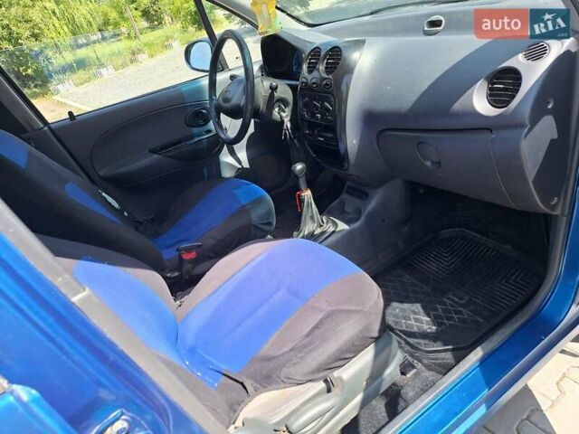 Синий Дэу Матиз, объемом двигателя 0.8 л и пробегом 147 тыс. км за 1550 $, фото 16 на Automoto.ua