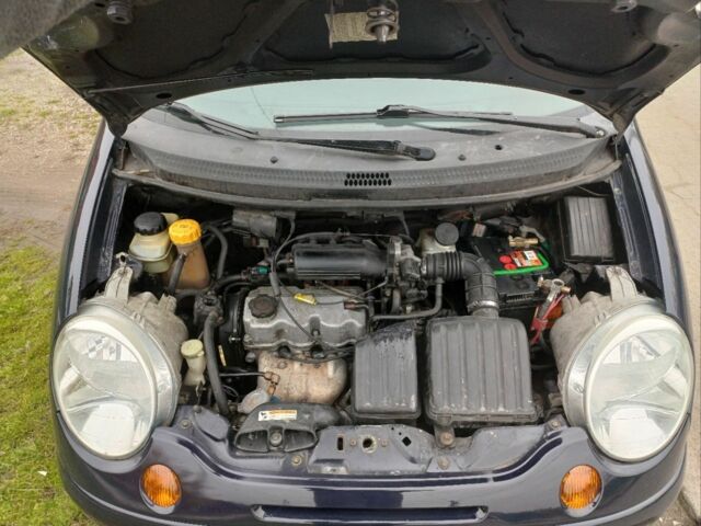 Синий Дэу Матиз, объемом двигателя 0.8 л и пробегом 186 тыс. км за 2700 $, фото 6 на Automoto.ua