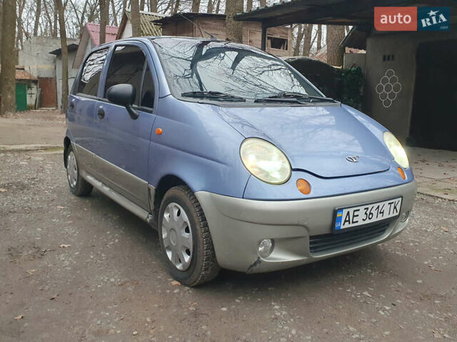 Синий Дэу Матиз, объемом двигателя 1 л и пробегом 156 тыс. км за 2300 $, фото 2 на Automoto.ua