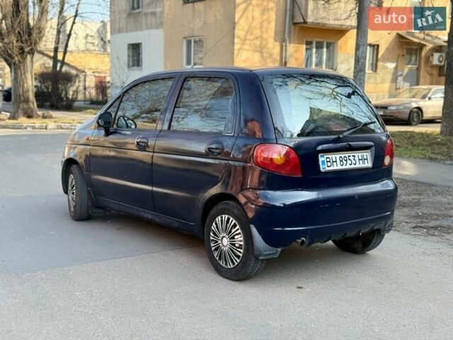 Синий Дэу Матиз, объемом двигателя 0.8 л и пробегом 62 тыс. км за 1300 $, фото 3 на Automoto.ua
