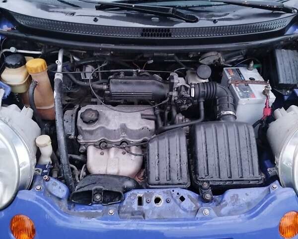 Синий Дэу Матиз, объемом двигателя 0.8 л и пробегом 153 тыс. км за 2700 $, фото 4 на Automoto.ua