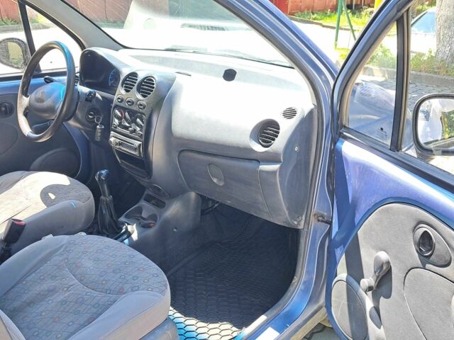 Синий Дэу Матиз, объемом двигателя 0.8 л и пробегом 185 тыс. км за 110000 $, фото 4 на Automoto.ua