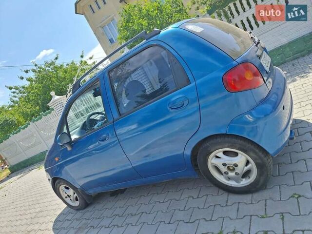 Синий Дэу Матиз, объемом двигателя 0.8 л и пробегом 147 тыс. км за 1550 $, фото 1 на Automoto.ua