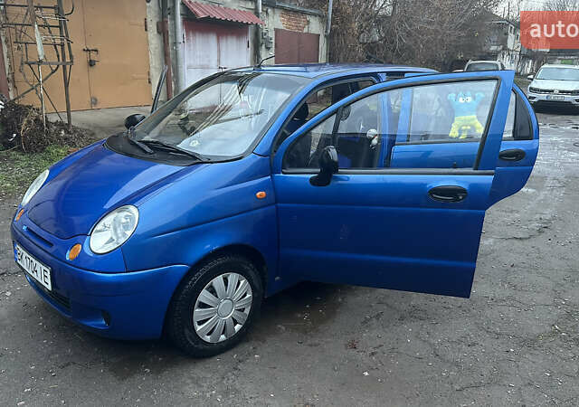 Синий Дэу Матиз, объемом двигателя 0.8 л и пробегом 122 тыс. км за 2350 $, фото 4 на Automoto.ua