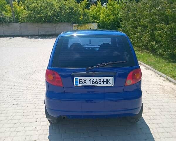 Синий Дэу Матиз, объемом двигателя 0.8 л и пробегом 211 тыс. км за 2200 $, фото 1 на Automoto.ua