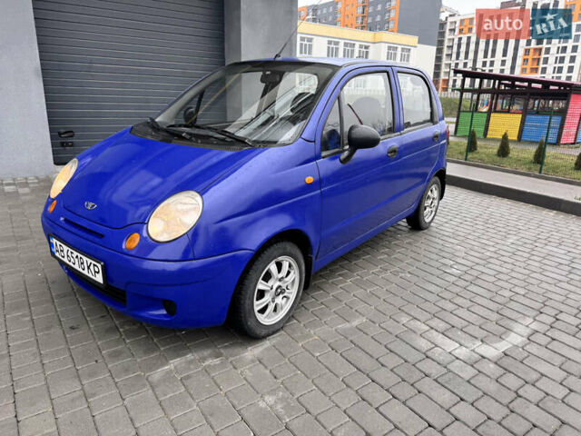 Синий Дэу Матиз, объемом двигателя 0.8 л и пробегом 186 тыс. км за 2200 $, фото 2 на Automoto.ua