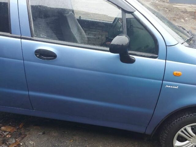 Синий Дэу Матиз, объемом двигателя 0.8 л и пробегом 119 тыс. км за 2300 $, фото 2 на Automoto.ua